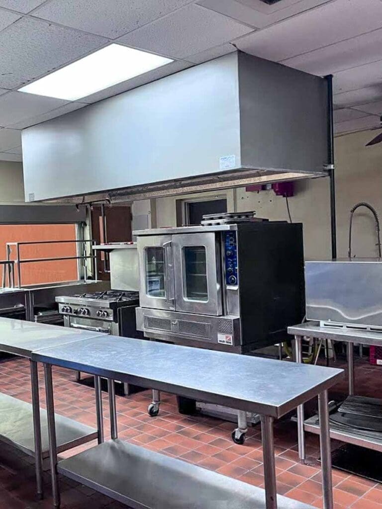 Image of commercial kitchen.